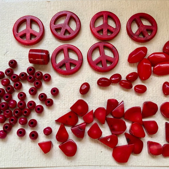 Semi precious stone and glass bead lot - Picture 6 of 7